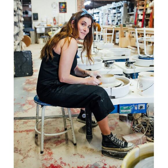 MERNA MAITA CHUNKY JUMPSUIT IN BLACK HANDMADE OVERALL WOMEN SIZE SMALL - Picture 1 of 16